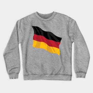 German Waving Flag Illustration Crewneck Sweatshirt